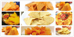 Máquina de <span class=keywords><strong>Nachos</strong></span> de alta calidad, extrusora de chips de maíz, máquina de chips de triángulo inflado - Product Image 4
