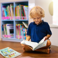 Libro de aprendizaje Wipe-Clean de letras minúsculas para preescolar