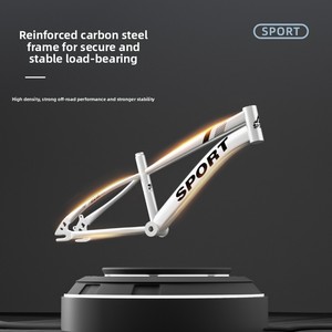 Bicicletta per <span class=keywords><strong>Bambini</strong></span> e Ragazzi 6-15 Anni, Freni a Disco Doppi, Ammortizzazione, Bici da Strada <span class=keywords><strong>con</strong></span> Telaio <span class=keywords><strong>in</strong></span> Acciaio al Carbonio - Product Image 5