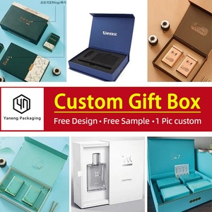 Boîte cadeau pliante haut de gamme personnalisée, boîte cosmétique premium, boîte à thé, boîte cadeau pour carnet, boîte cadeau de mariage, boîte cadeau pour gâteaux de lune - Product Image 3