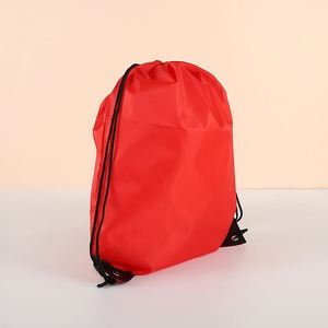 Polyester <b>Backpack</b> Wholesale Eco Friendly Gift Packaging Pouch Customized Colorful <b>Drawstring</b> Bag With Logo Printed - Product Image 4
