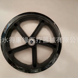 Ruedas de PU de 8'' para carrito de compras, ligeras, duraderas, con rodamientos, origen Hengshui - Product Image 1