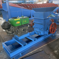 Broyeur à marteaux pour le concassage de minerai d'or, petite installation de traitement minier 1-10 TPH