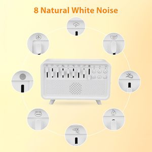 Difusor de Aromas, Máquina de Ruido Blanco, Luz Nocturna LED, Humidificador de Escritorio con Sonido - Product Image 2