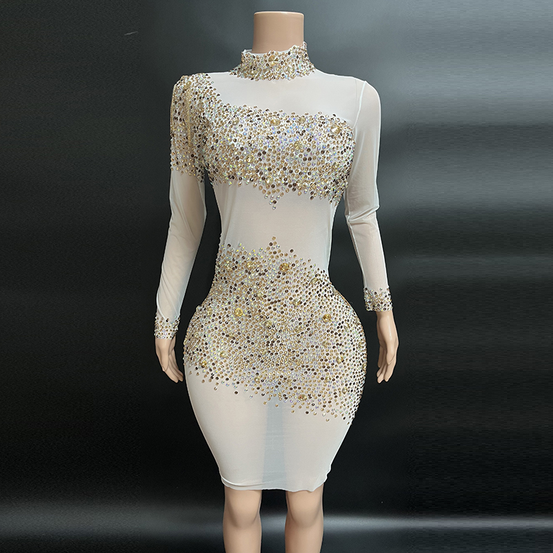 White Diamond Cocktail Dress