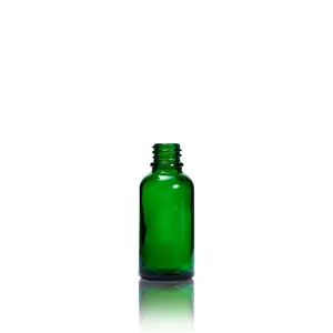 Advantrio Embalagem frasco conta-gotas de vidro verde 30ml