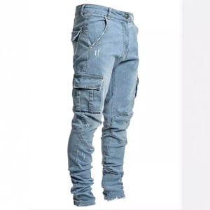 Nouveaux Jeans Skinny Taille Haute pour Femmes 2024 avec Poches Latérales, Pantalon en Denim Extensible, Jeggings Longueur Cheville, Coupe Slim Décontractée - Product Image 4