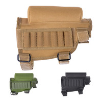Support de joue tactique extérieur multifonctionnel pour fusil CS, étui suspendu à 9 emplacements en toile Oxford