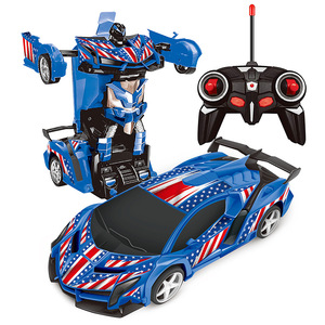 Điều khiển từ xa xe biến đổi một nút biến dạng & 360 ° xoay trôi biến đổi <span class=keywords><strong>robot</strong></span> <span class=keywords><strong>RC</strong></span> xe với đèn LED quà tặng đồ chơi - Product Image 3