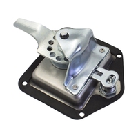 Boîte à outils en acier inoxydable encastrée poignée en T verrouille les loquets de soudage pour Scania Foton Howo Suzuki