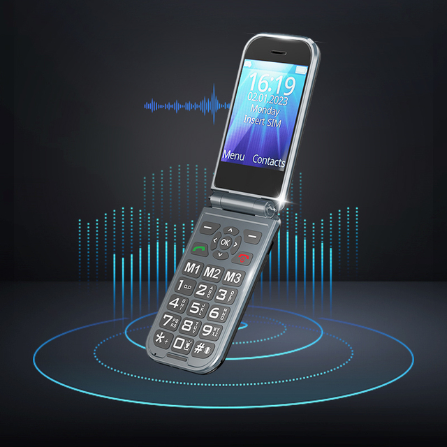 2.8 Inch HD LTE 4G Drop Proof Flip Phone Smart Mobile Phone Low Price