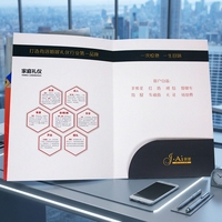 Porte-documents A4 en papier 300 g/m² de haute qualité, écologique, personnalisé, produits phares, couleurs assorties, pour le bureau