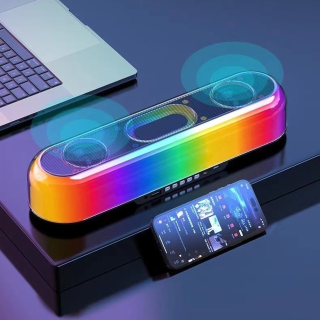 Studio Monitor Speakers Professional Bt Speaker Lamp Stereo Portable Usb Speakers for Multimedia Pc V10