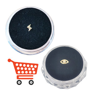 อัญมณีตกแต่งฟันรูปทรงกากบาท หัวใจ และสายฟ้า อุปกรณ์เสริมฟอกสีฟันอเนกประสงค์ - Product Image 6