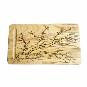 Nouveau shisha résistant à la chaleur verre base narguilé saveur conseil fumée plâtre planche de bois shisha <span class=keywords><strong>plaque</strong></span> de base en bois - Product Image 4