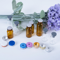 Prix d'usine - Flacons en verre pour injection pharmaceutique de 3 ml, 5 ml, 6 ml, 7 ml, 10 ml avec bouchon en caoutchouc pour médicaments