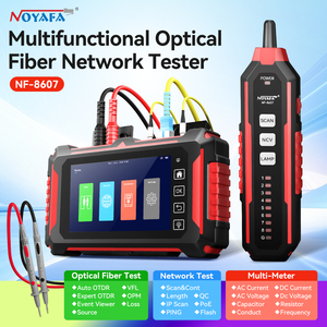 เครื่องทดสอบสายเคเบิลเครือข่ายอเนกประสงค์ NOYAFA NF-8607 รุ่น All-in-One ขนาดกะทัดรัด พร้อมเครื่องทดสอบ OTDR 80 กม. และมัลติมิเตอร์ พร้อมฟังก์ชัน POE PING - Product Image 1