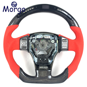 Volante de Fibra de Carbono LED para <span class=keywords><strong>Nissan</strong></span> <span class=keywords><strong>GTR</strong></span> R35 <span class=keywords><strong>R</strong></span> <span class=keywords><strong>35</strong></span> 370Z 350Z Sedán Coupé Escape Volante - Product Image 1