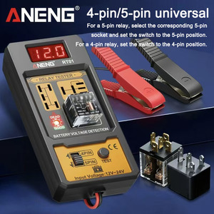Direktvertrieb 12V/24V Universal 4-Pin/5-Pin Kfz-Relais-<span class=keywords><strong>Tester</strong></span> Batterie Digital-Anzeige-<span class=keywords><strong>Tester</strong></span> Relais-Analysator - Product Image 4