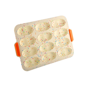 RAYBIN-<span class=keywords><strong>Molde</strong></span> <span class=keywords><strong>de</strong></span> silicona para hornear pasteles, antiadherente, para el hogar, <span class=keywords><strong>Pan</strong></span> francés, <span class=keywords><strong>hamburguesa</strong></span>, muffins, madeleine - Product Image 5