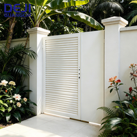 Petites portes modernes pour l'extérieur, portes de jardin en aluminium de haute qualité