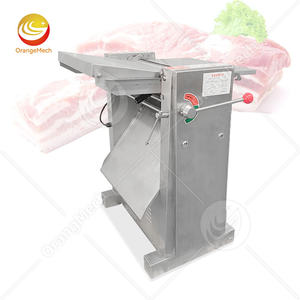 Máquina de corte de rebanadas de carne fina de salmón comercial ORME máquina cortadora automática de pechuga de pollo fresco de carne - Product Image 1