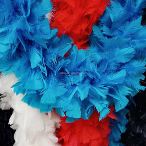 Boa de Plumas de Marabú de Pavo Gigante de 200g, 250g, 300g al por Mayor <span class=keywords><strong>para</strong></span> Disfraces de Carnaval, Bufanda de Boa <span class=keywords><strong>para</strong></span> Manualidades, Ropa de Boda y Fiestas de Baile - Product Image 5