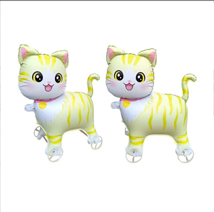Set di Palloncini Gonfiabili a Forma di Animale con Ruote in Alluminio, Base Rotante per Feste, per Bambini - Product Image 4