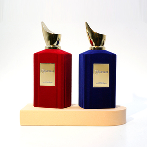 Custom Flocked Perfume Sprayer <b>Bottle</b> Crimp 50ml 100ml Glass Perfume <b>Bottle</b> with Zinc Alloy Lid - Product Image 6