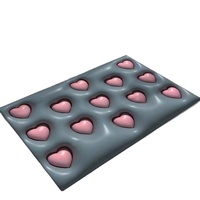Tapis de salle de bain 3D de haute qualité fabriqué à la machine, antidérapant, absorbant l'eau