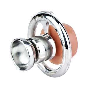 Dispositivo de Castidad Masculina FRRK al por Mayor, Anillo para Pene en 4 Tamaños con Vagina de Silicona, Juguetes Sexuales para Adultos - Product Image 6