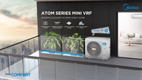 Système de climatisation intelligent Midea VRF Mini Split avec réfrigérant R410A électrique pour usage domestique et hôtelier