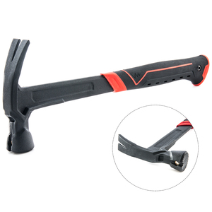 Massief Gesmeed Uit Één Stuk Magnetische Spijkerkop Zachte Antislip Tpr Grip Rip Claw Hamer - Product Image 1