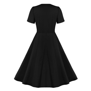 Robe Rockabilly en Coton en Gros VM2113 #   Robes vintage années 1950 1960 Vêtements rétro Pin-up - Product Image 4