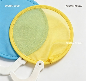 Éventail pliable personnalisé avec logo, sublimation, avec poignée, pour les événements d'été, les promotions et les cadeaux - Product Image 2