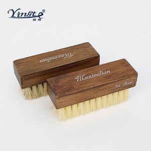 Yinste <b>Shoe</b> Cleaning Brush Pig Hair Wooden Handle Multi <b>Functional</b> Stain Removal Brush - Product Image 2