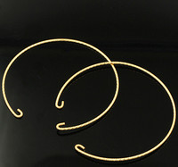 Offre Spéciale 14K Or Rempli Étincelle Motif Conception 7 pouces Manchette Bracelet Minimaliste Bracelet Bracelet Pour DIY Permanent Fabrication de Bijoux