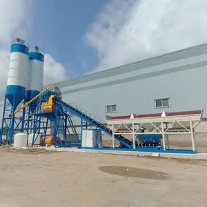 Factory Manufacturer Mhzs25 To 120 Cubic Meter Mini Concrete Batching Plant Price Suppliers Stationary Concrete Batch Plant