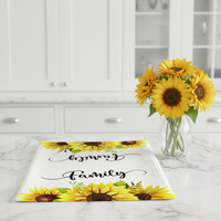 Serviettes de cuisine gaufrées en microfibre absorbantes à séchage rapide, personnalisées avec impression numérique, et sets de table – Vente en gros 2025