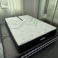 Matelas de lit intelligent moderne et écologique, réglable à distance sans fil, fermeté ajustable, garantie de 2 ans pour la maison, les soins de santé et l'hôtellerie