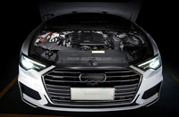 Collecteur d'admission d'air en carbone sec véritable à réponse plus rapide pour Audi A6 C8 2.0T 2019 + version course système d'admission d'air froid