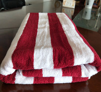 Premium Oversized Luxury 100% Cotton Jacquard Woven Bath Towels Custom Terry Cloth Double Sided Striped Personalized Beach Towel