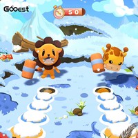 Gooest Adventure Bunny Commercial House Jeux interactifs Vidéo tactile Aire de jeux intérieure Dibujos Proyector Pantalla pour enfants