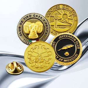 เข็มกลัดโลหะรูปทรงและโลโก้แบบกำหนดเอง - สำหรับองค์กรและโรงเรียน ใช้เป็นรางวัลเกียรติยศ พร้อมเข็มกลัดนิรภัย - Product Image 4