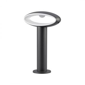 Lampada da Giardino LED 9W Grigio Scuro H30cm 3000K IP54 Alimentata a Energia Solare con Finitura in Ottone Luce Bianca Calda per Illuminazione Stradale SKU-5154 - Product Image 1