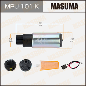 Pompes à carburant électriques MASUMA en solde – Prix compétitif pour Mitsubishi, Nissan Urvan, Toyota Hilux, <span class=keywords><strong>Suzuki</strong></span> <span class=keywords><strong>Alto</strong></span> - Product Image 6