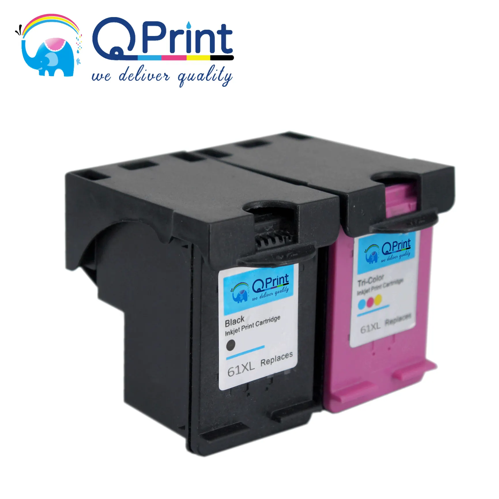 Heshun Premium printer ink cartridges 61XL used for HP Deskjet 2620 2622 4630 4632 printer