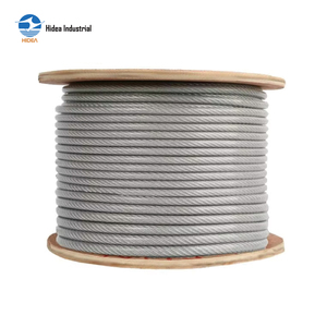 Câble métallique non galvanisé HIDEA, spécification fédérale RR-W-410, 6*24+7FC, 6*12+7FC, électrogalvanisé, amélioré pour l'industrie de l'acier et des charrues - Product Image 4
