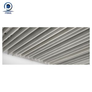 <span class=keywords><strong>Optima</strong></span> Modern Architectural Aleación de aluminio Tira cuadrada Tubo Techo Decoración interior Techo de grano de madera - Product Image 4