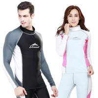 Sbart vente en gros de haute qualité Rashguard personnalisé à manches longues Compression maillots de bain séchage rapide Rash Guard pour hommes